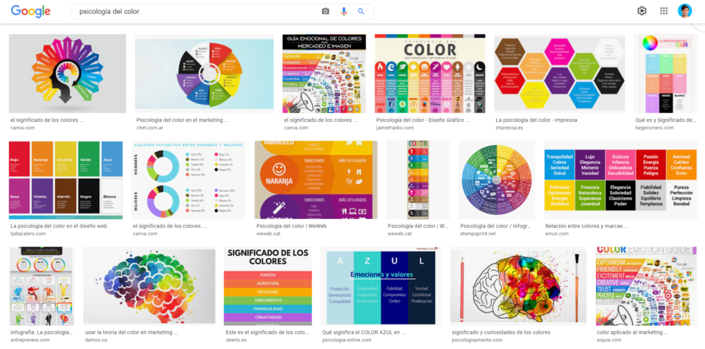 screen google psic